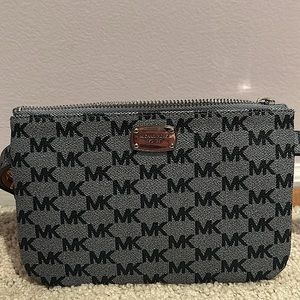 Michael Kors Blue Mini Adjustable Waist Pack (Small)